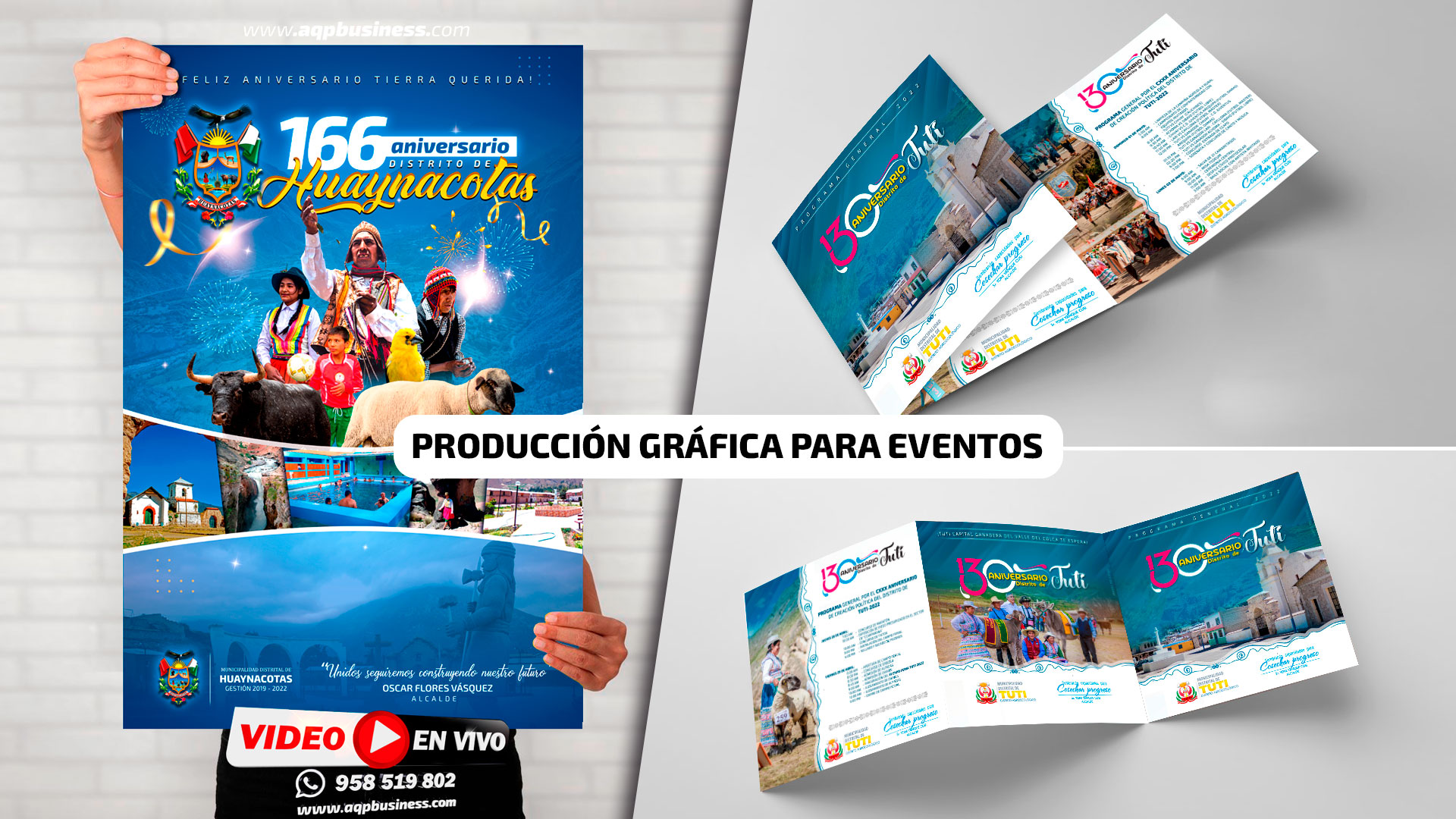 produccion grafica para eventos Peru